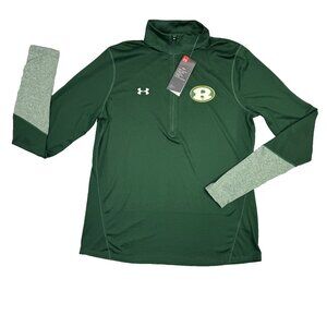 Forest Hills Rangers Under Armour Half Zip Shirt Womens Large L Green 1309958